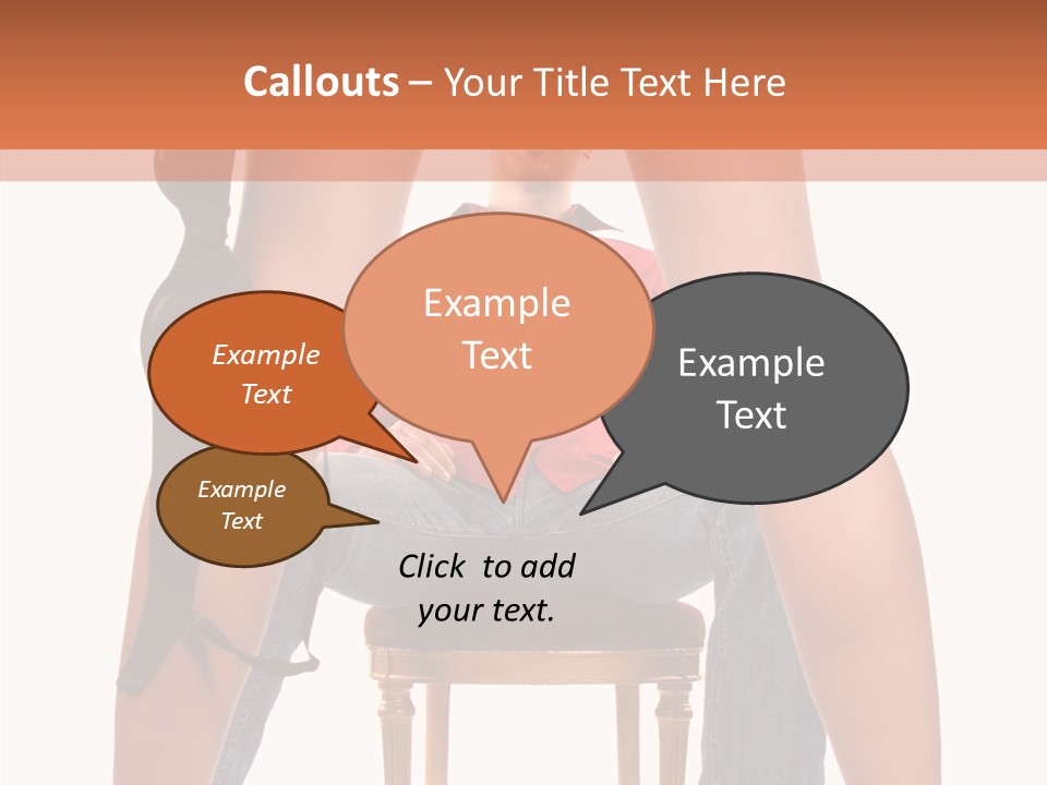 A Man Sitting On A Chair Next To A Woman PowerPoint Template