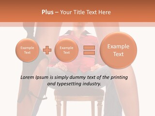 A Man Sitting On A Chair Next To A Woman PowerPoint Template