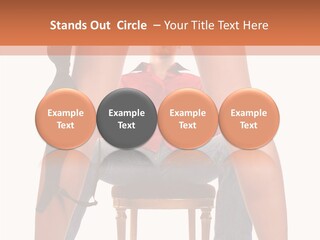 A Man Sitting On A Chair Next To A Woman PowerPoint Template
