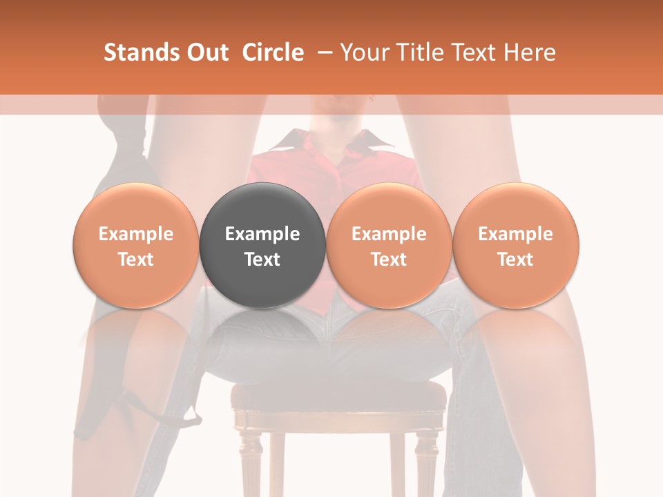 A Man Sitting On A Chair Next To A Woman PowerPoint Template