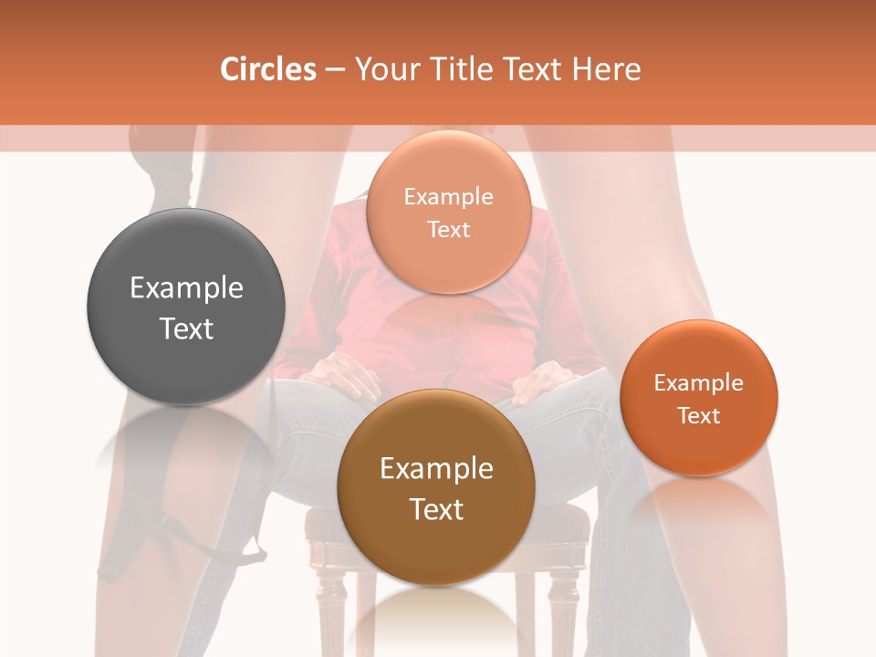 A Man Sitting On A Chair Next To A Woman PowerPoint Template