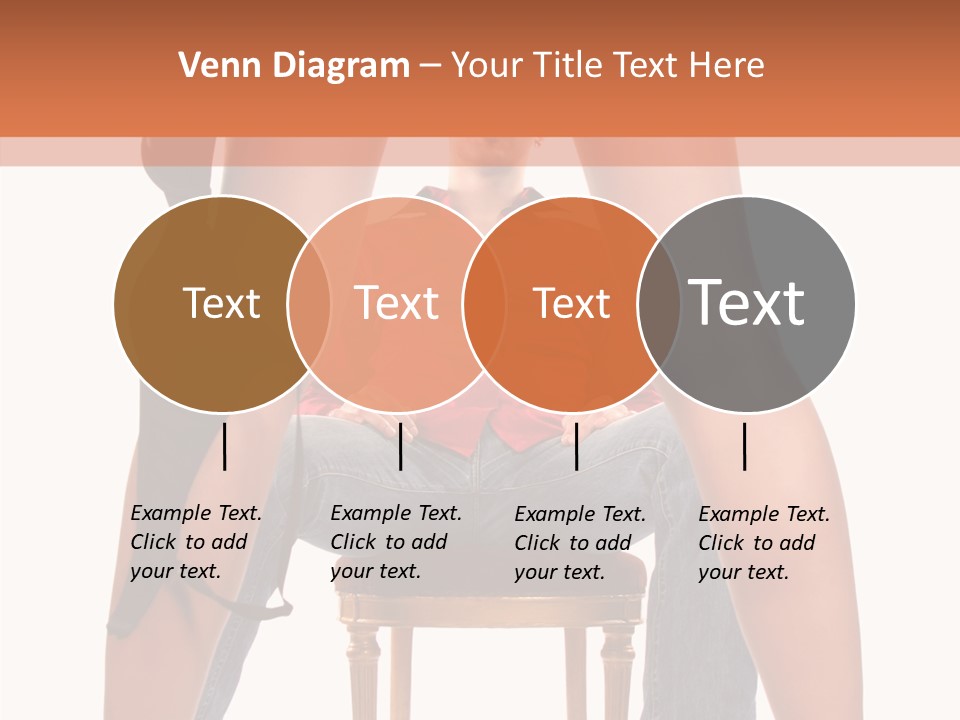 A Man Sitting On A Chair Next To A Woman PowerPoint Template