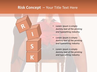A Man Sitting On A Chair Next To A Woman PowerPoint Template