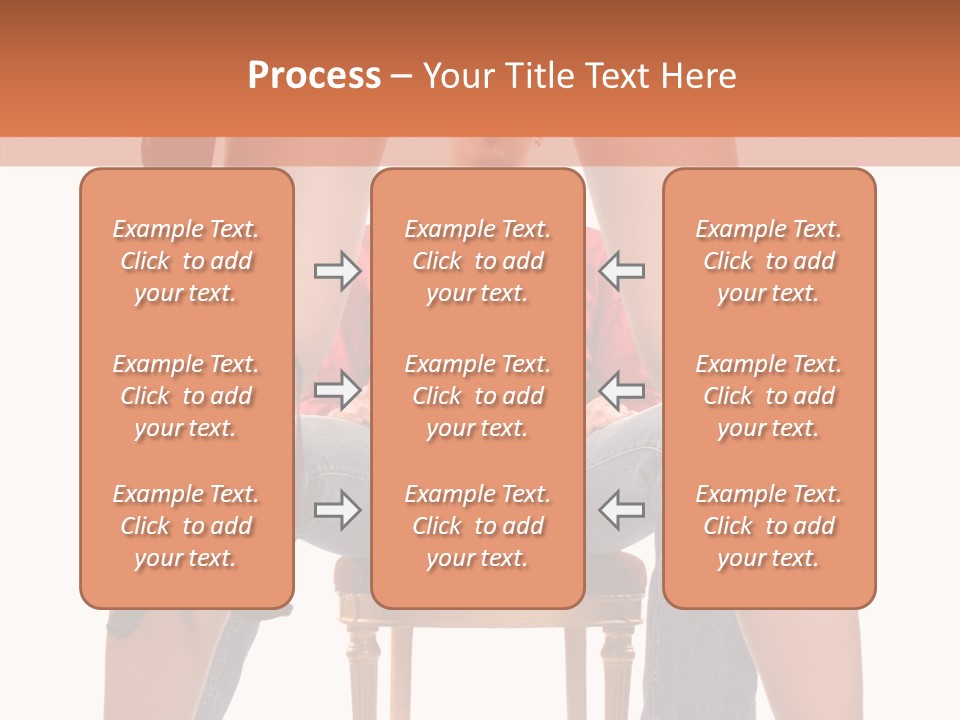 A Man Sitting On A Chair Next To A Woman PowerPoint Template