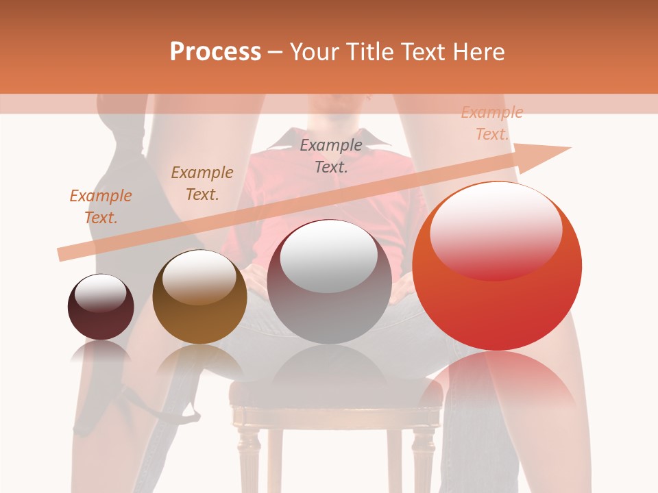 A Man Sitting On A Chair Next To A Woman PowerPoint Template