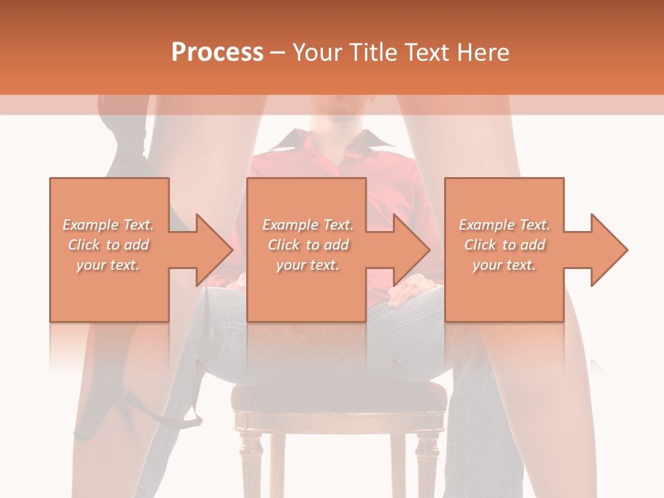 A Man Sitting On A Chair Next To A Woman PowerPoint Template