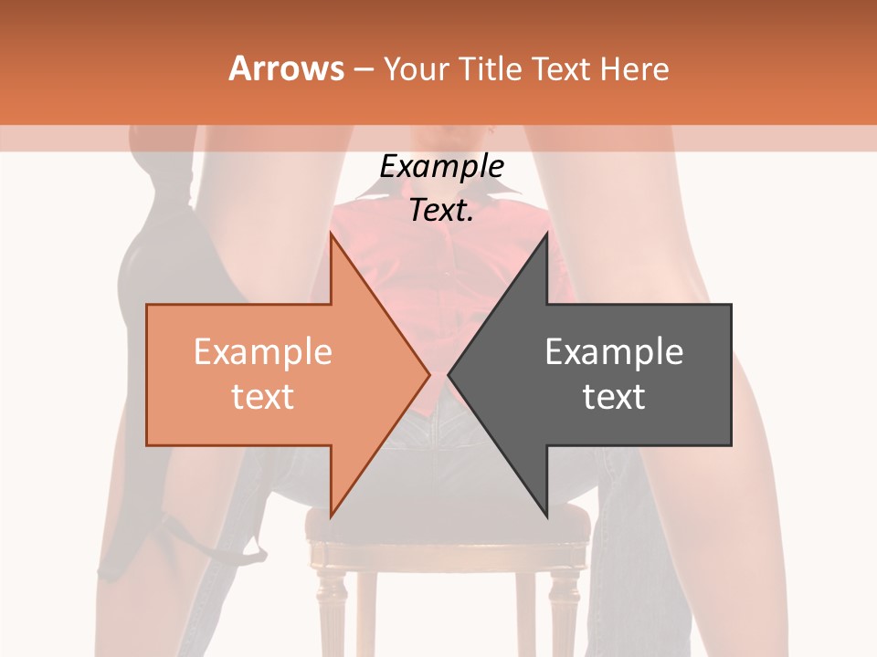 A Man Sitting On A Chair Next To A Woman PowerPoint Template