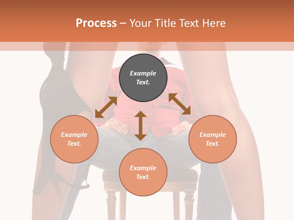 A Man Sitting On A Chair Next To A Woman PowerPoint Template