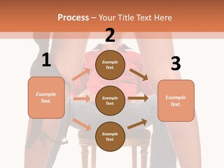 A Man Sitting On A Chair Next To A Woman PowerPoint Template