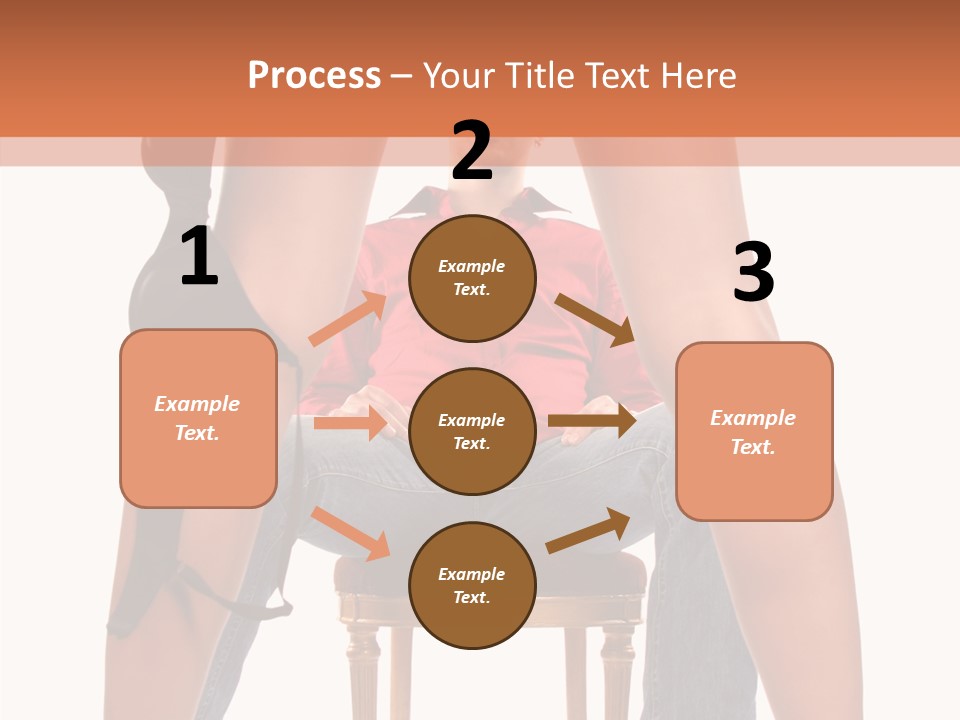 A Man Sitting On A Chair Next To A Woman PowerPoint Template