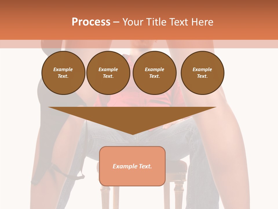 A Man Sitting On A Chair Next To A Woman PowerPoint Template
