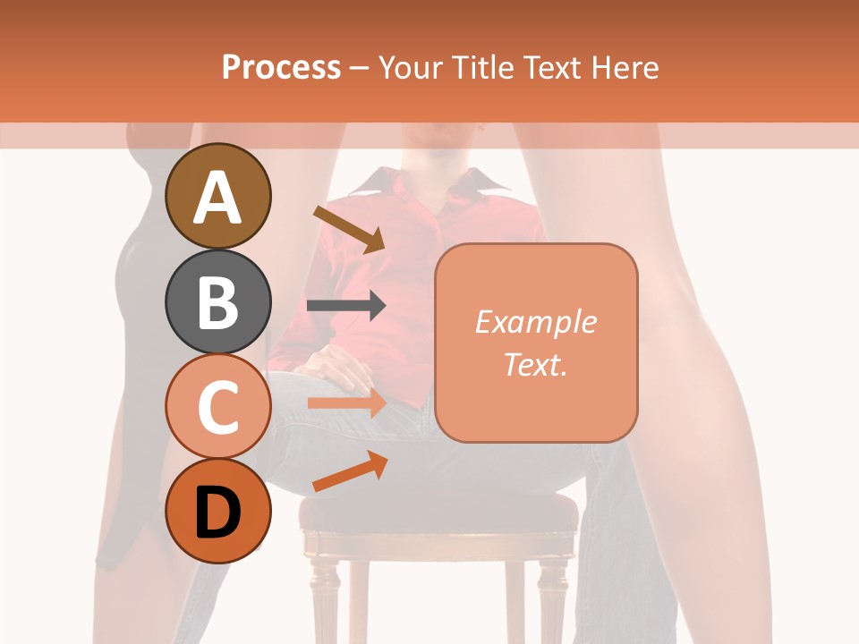 A Man Sitting On A Chair Next To A Woman PowerPoint Template