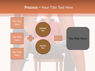 A Man Sitting On A Chair Next To A Woman PowerPoint Template