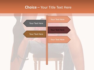 A Man Sitting On A Chair Next To A Woman PowerPoint Template