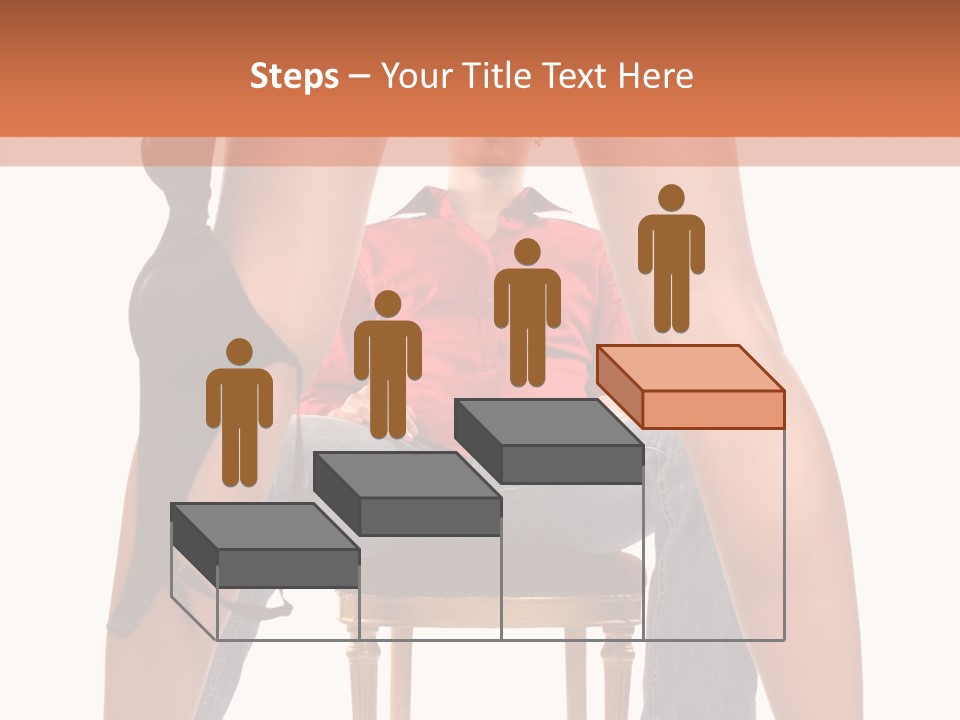 A Man Sitting On A Chair Next To A Woman PowerPoint Template