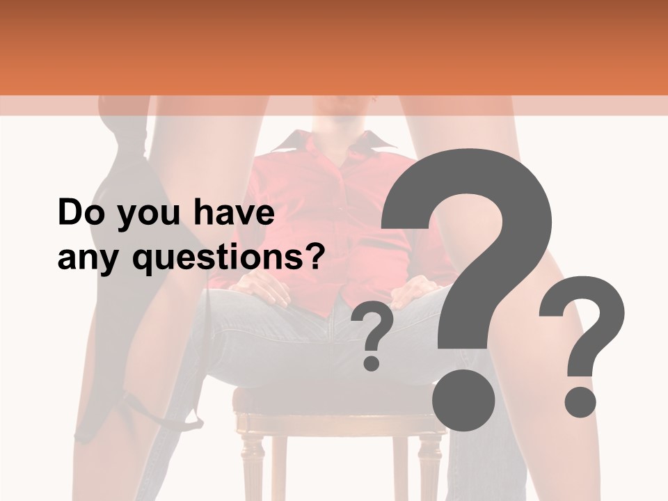 A Man Sitting On A Chair Next To A Woman PowerPoint Template