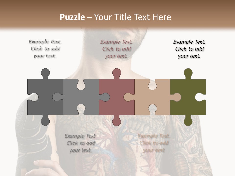 Caucasian Young   PowerPoint Template