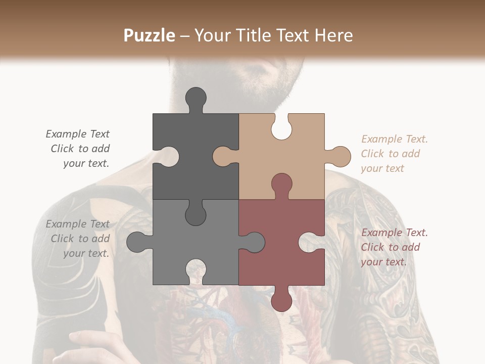 Caucasian Young   PowerPoint Template