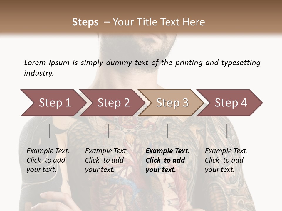 Caucasian Young   PowerPoint Template