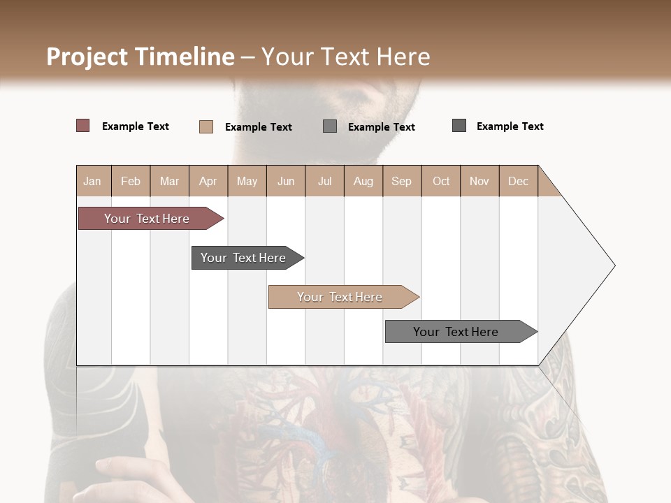Caucasian Young   PowerPoint Template