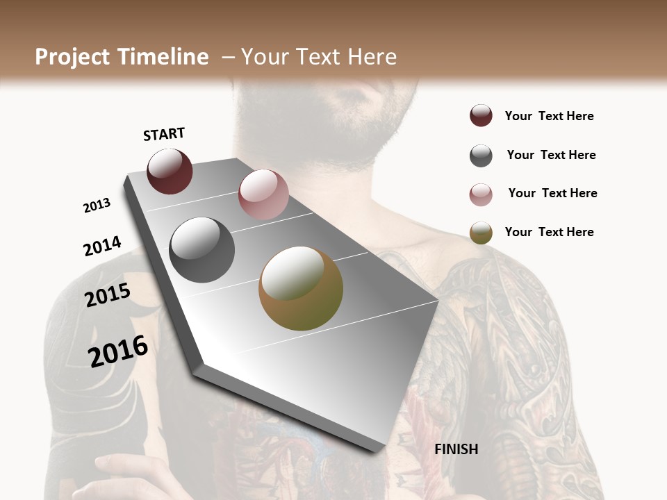 Caucasian Young   PowerPoint Template