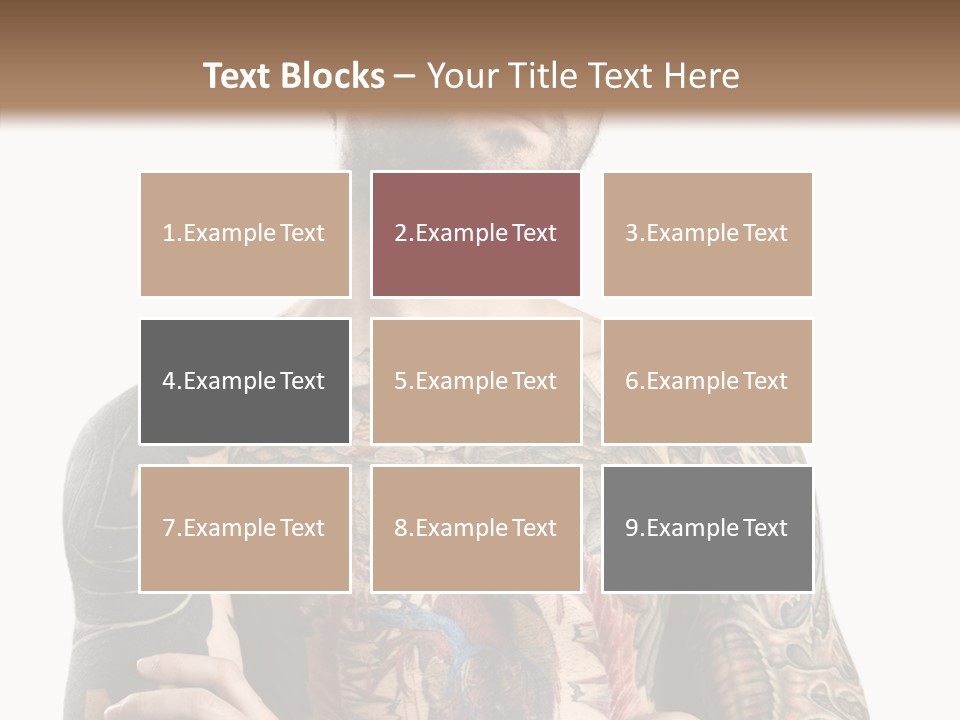 Caucasian Young   PowerPoint Template