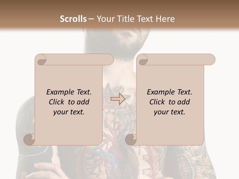 Caucasian Young   PowerPoint Template