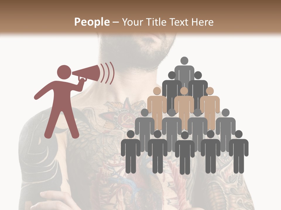 Caucasian Young   PowerPoint Template