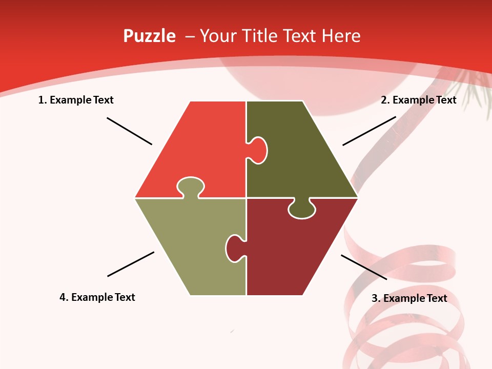 Ornament Beautiful Ball PowerPoint Template