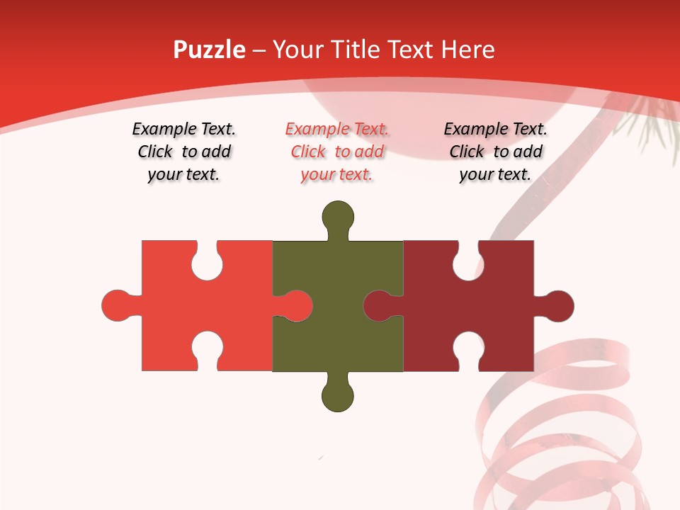 Ornament Beautiful Ball PowerPoint Template