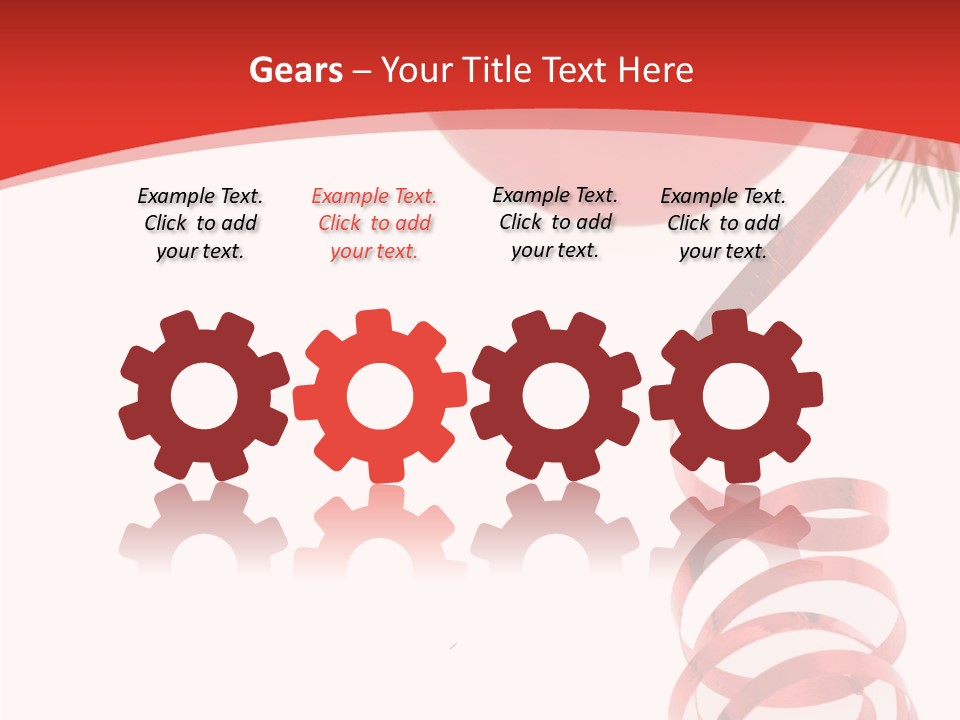 Ornament Beautiful Ball PowerPoint Template