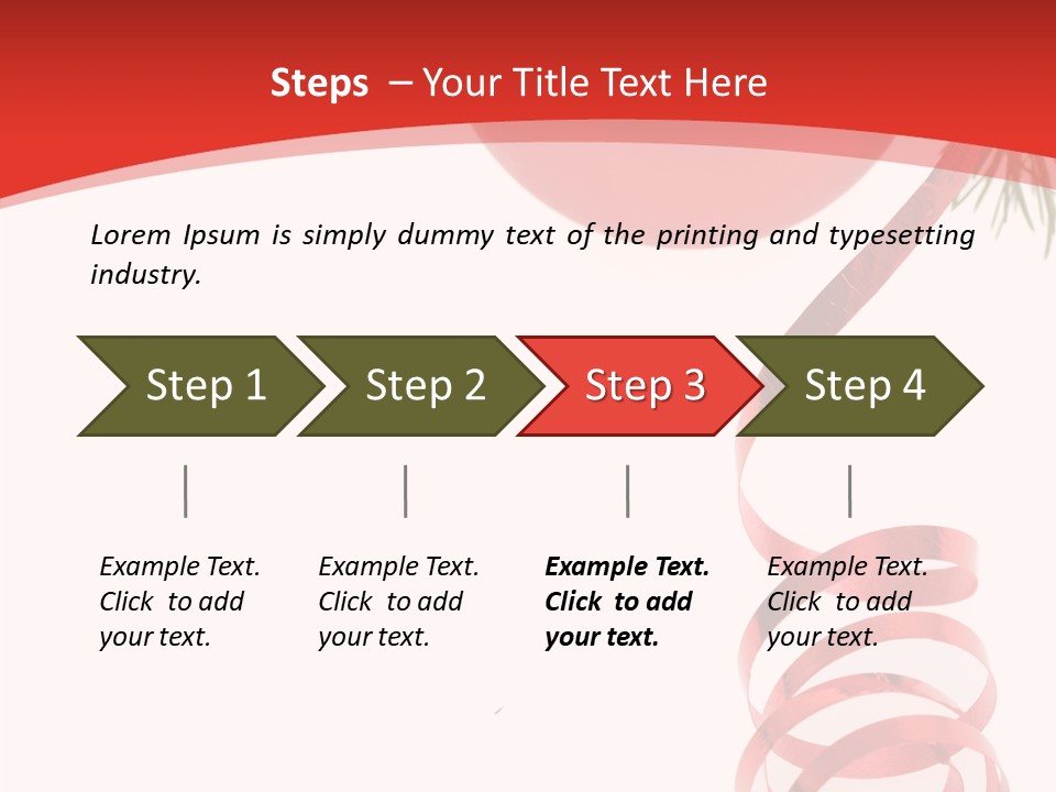Ornament Beautiful Ball PowerPoint Template