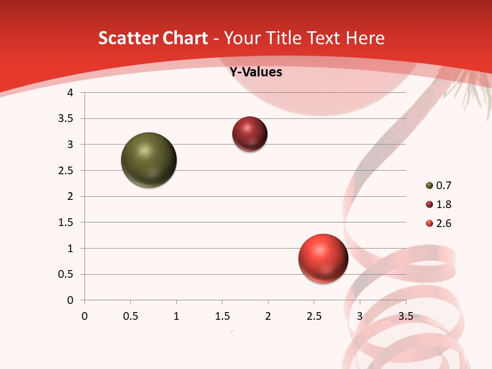 Ornament Beautiful Ball PowerPoint Template