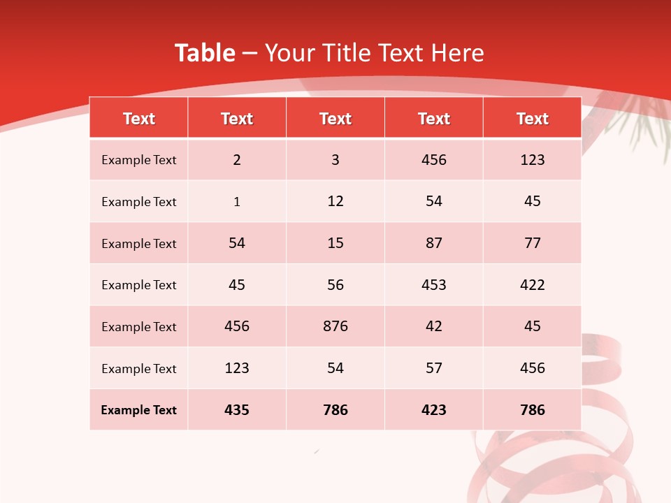 Ornament Beautiful Ball PowerPoint Template