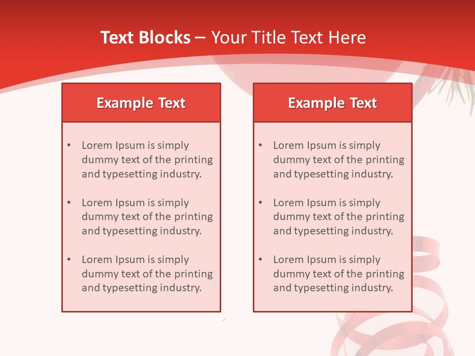 Ornament Beautiful Ball PowerPoint Template