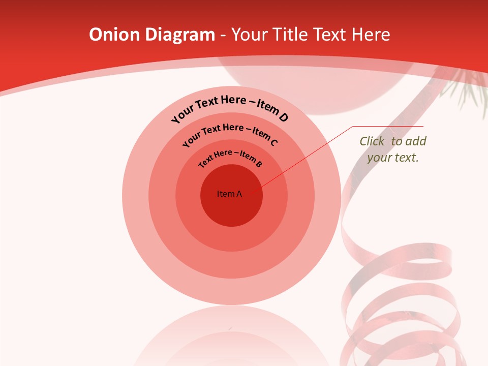 Ornament Beautiful Ball PowerPoint Template