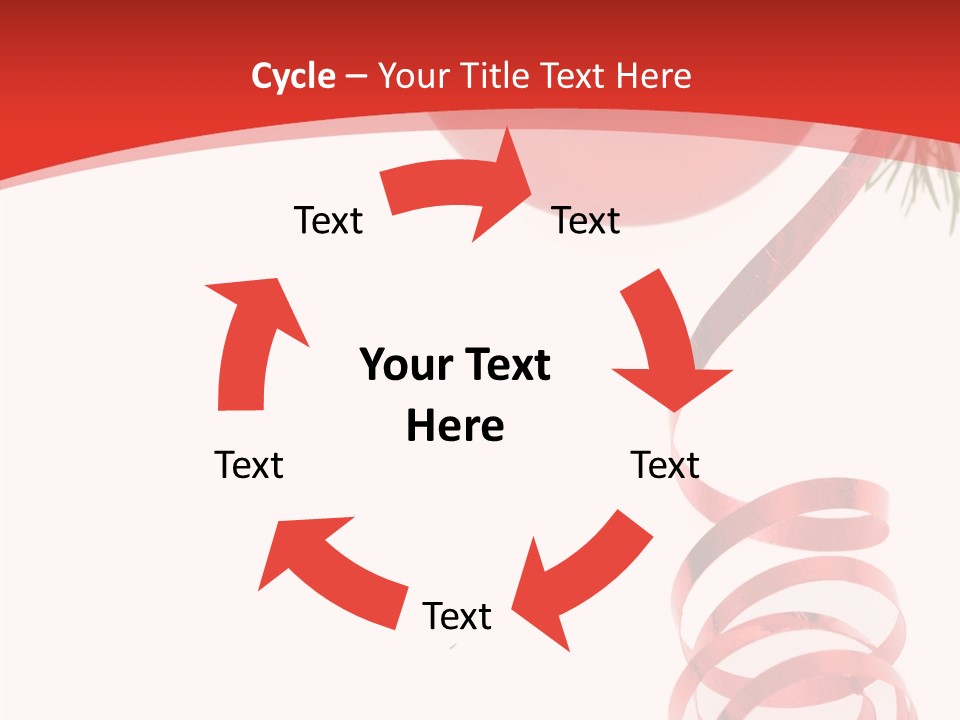 Ornament Beautiful Ball PowerPoint Template