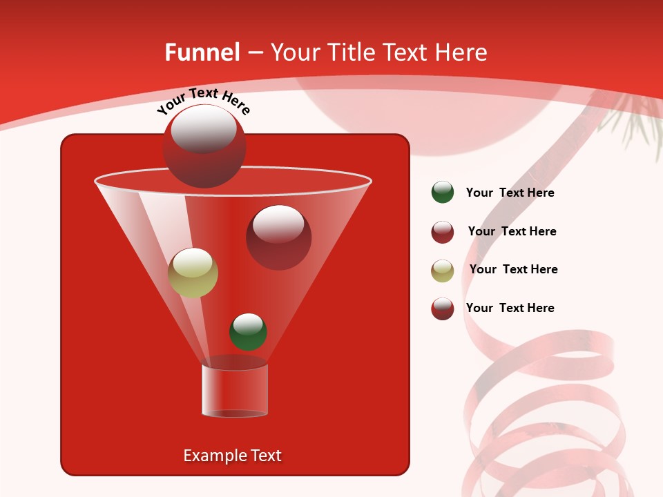 Ornament Beautiful Ball PowerPoint Template