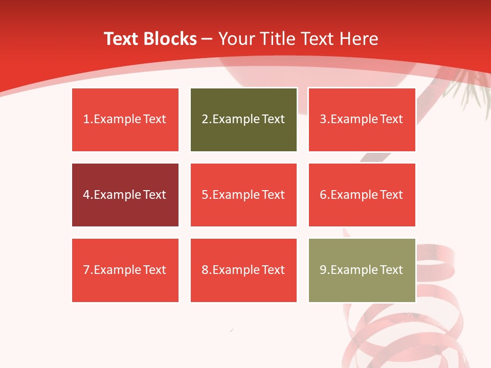 Ornament Beautiful Ball PowerPoint Template