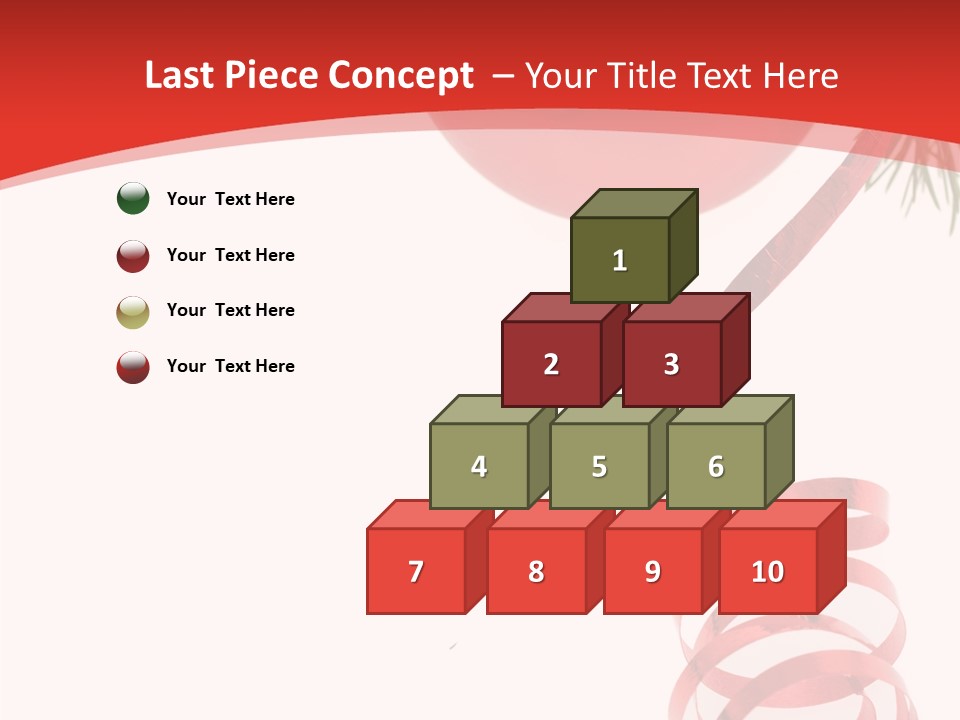 Ornament Beautiful Ball PowerPoint Template