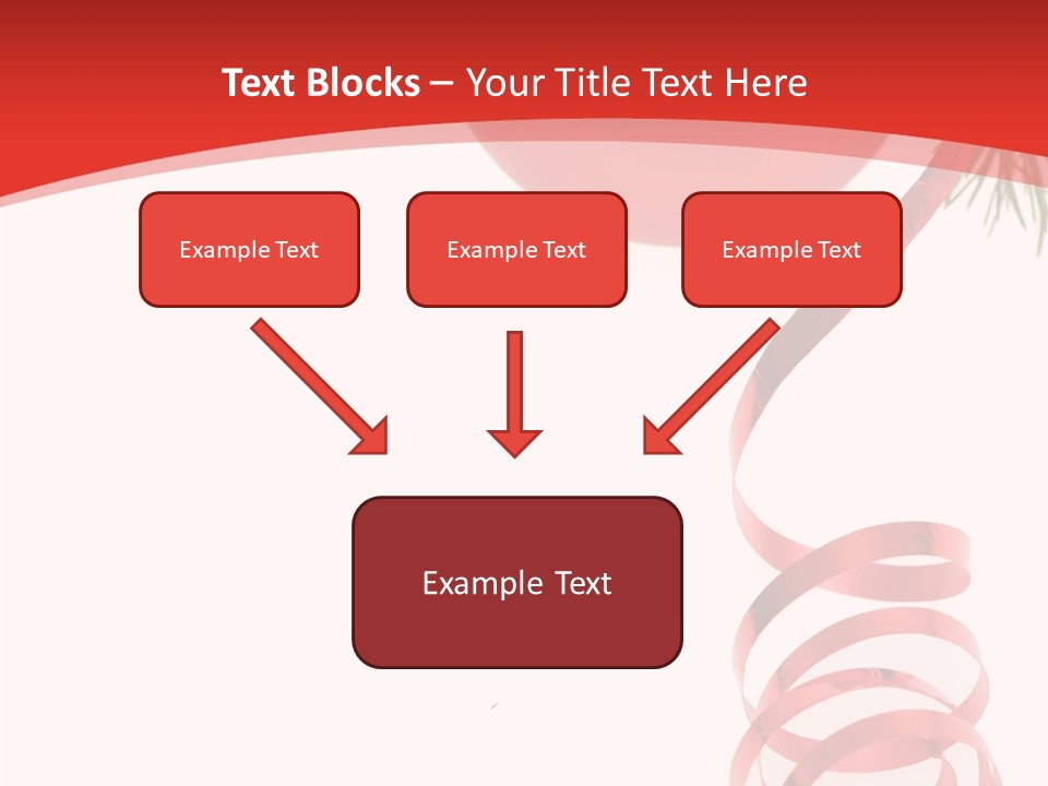 Ornament Beautiful Ball PowerPoint Template