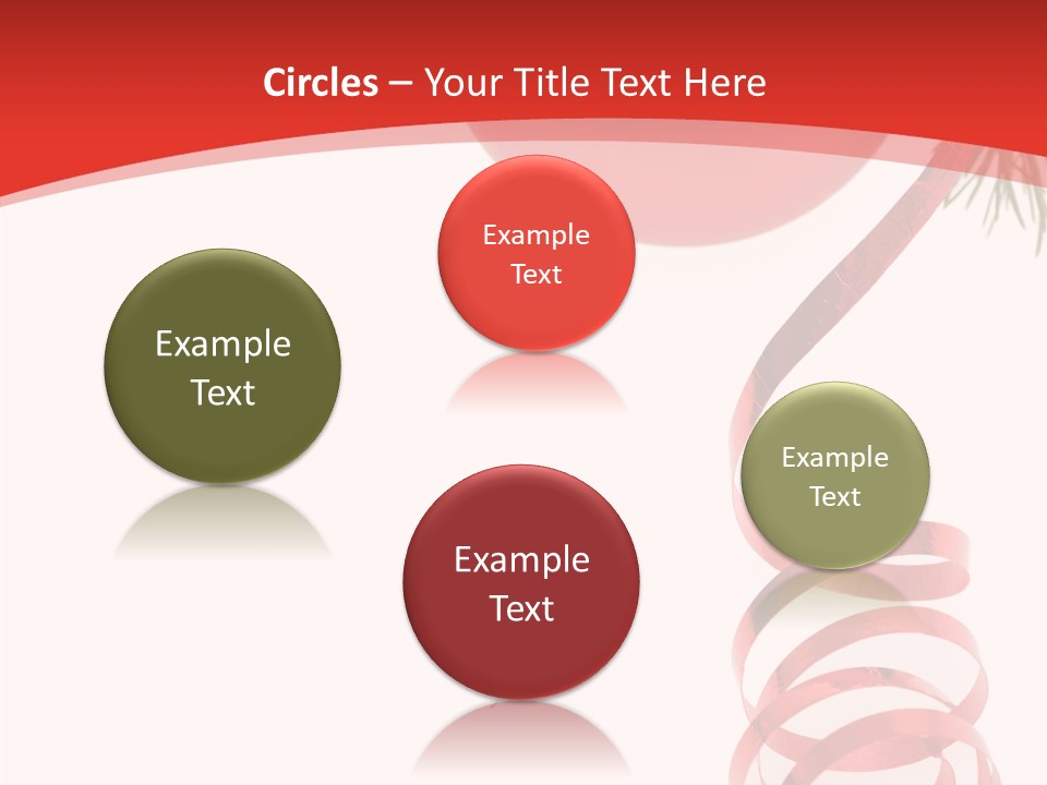 Ornament Beautiful Ball PowerPoint Template