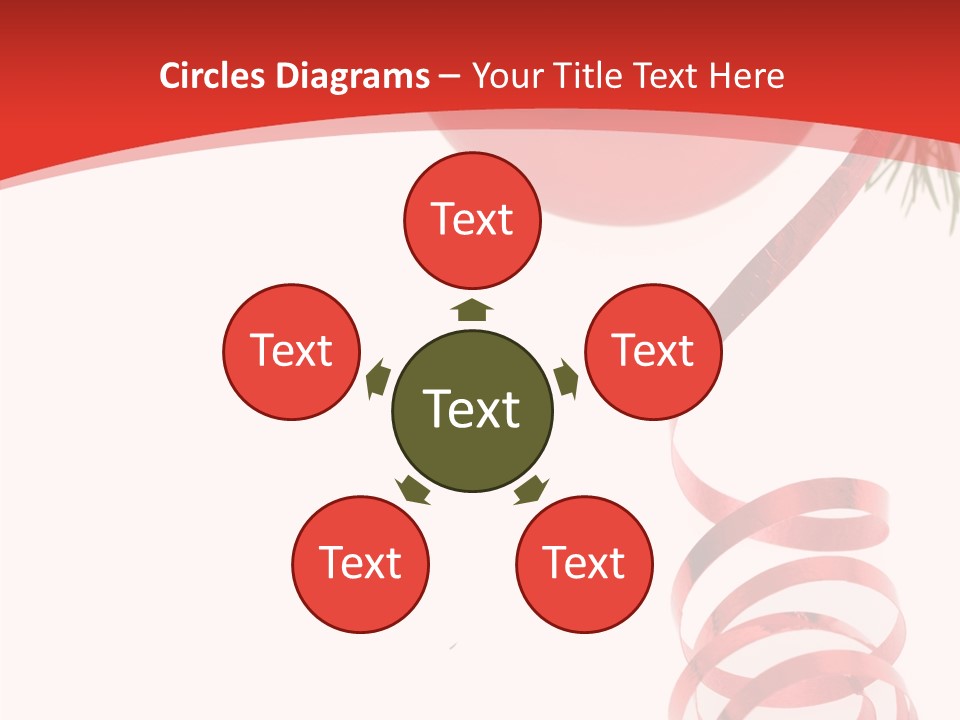 Ornament Beautiful Ball PowerPoint Template