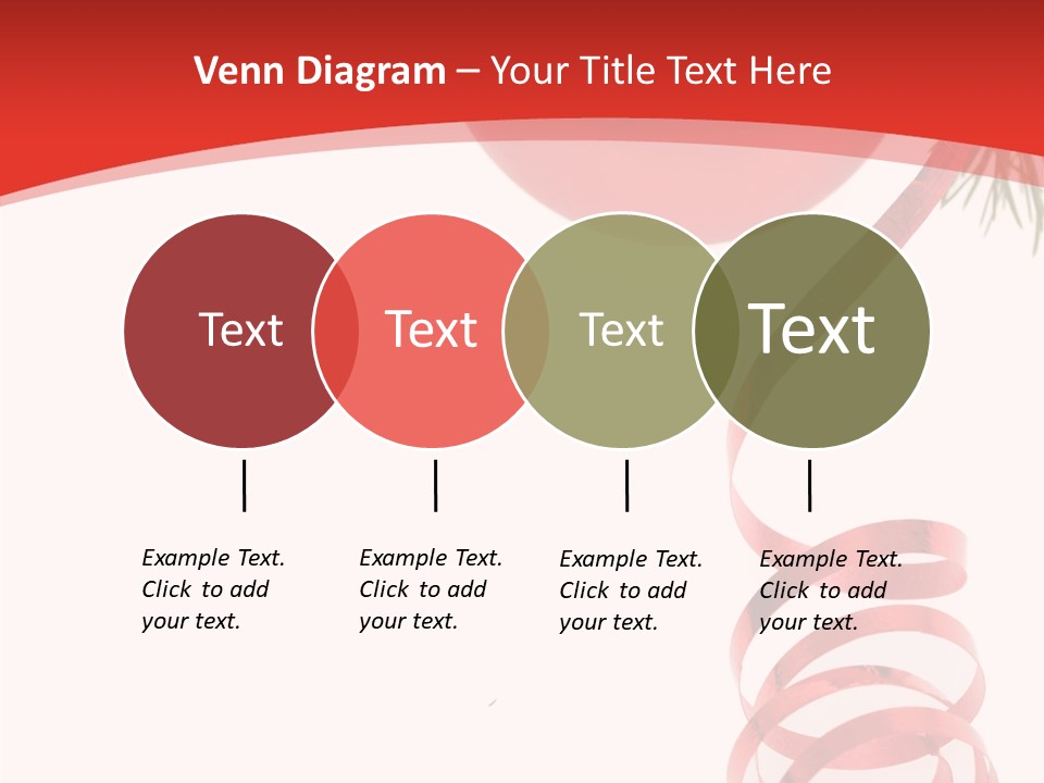 Ornament Beautiful Ball PowerPoint Template