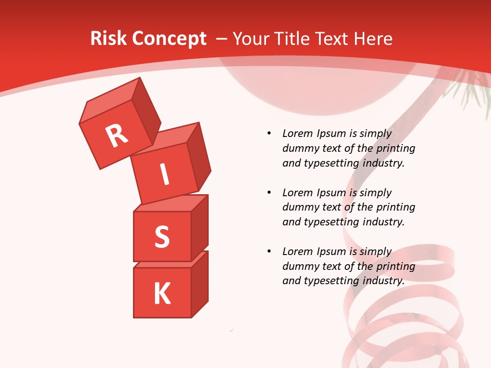 Ornament Beautiful Ball PowerPoint Template