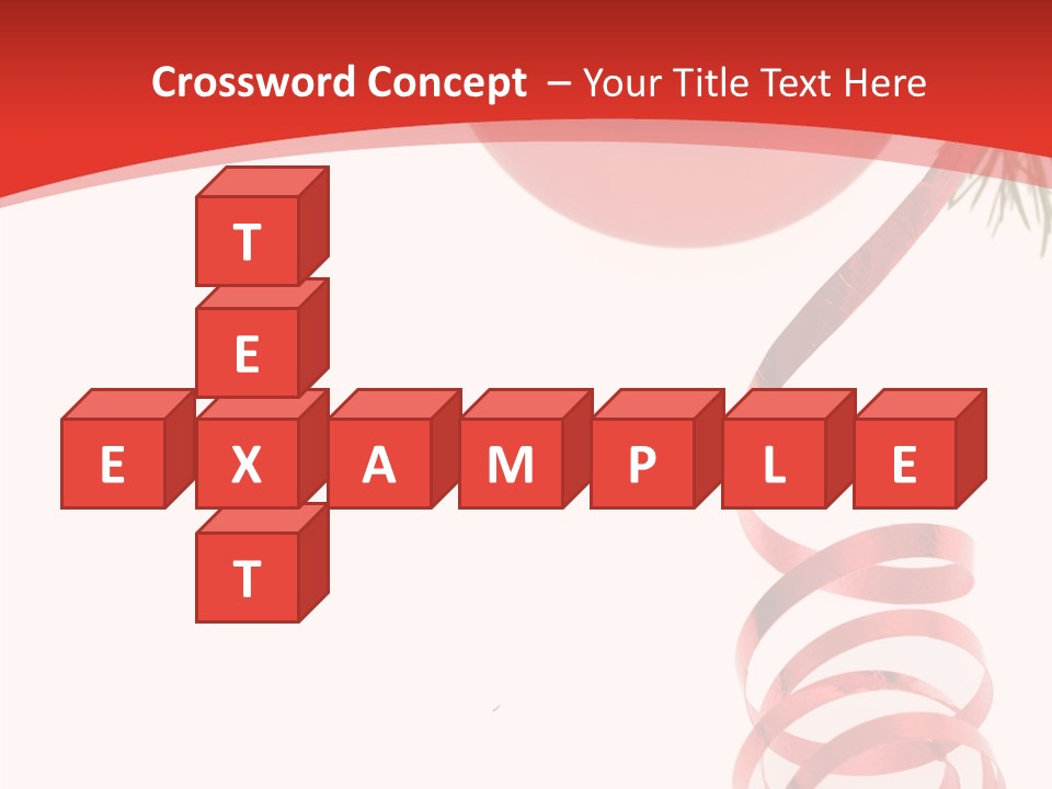 Ornament Beautiful Ball PowerPoint Template