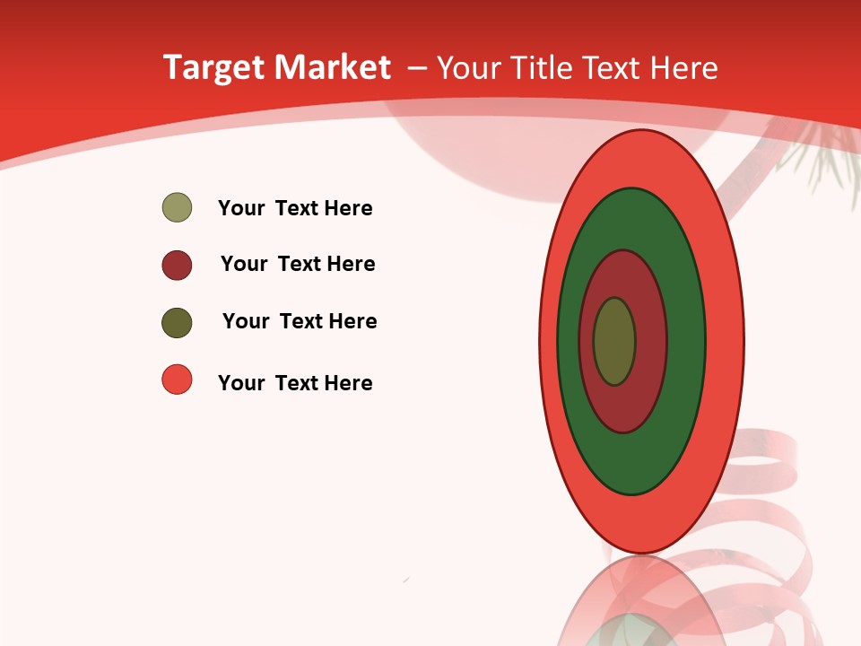 Ornament Beautiful Ball PowerPoint Template