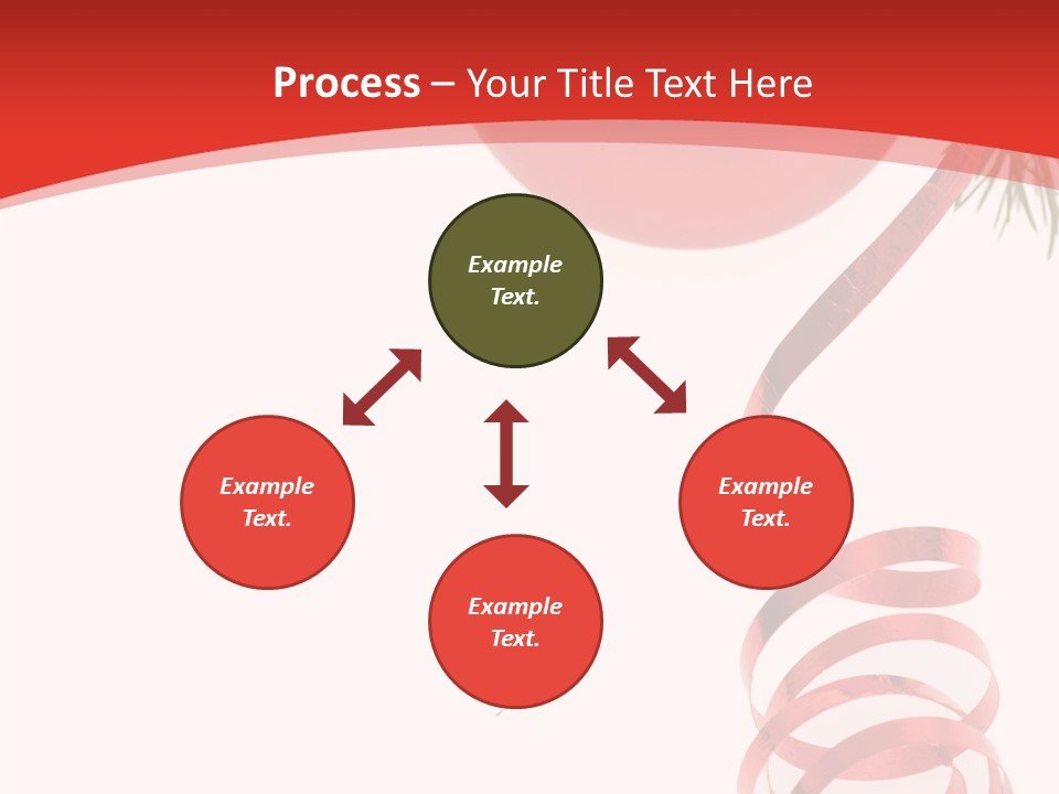 Ornament Beautiful Ball PowerPoint Template