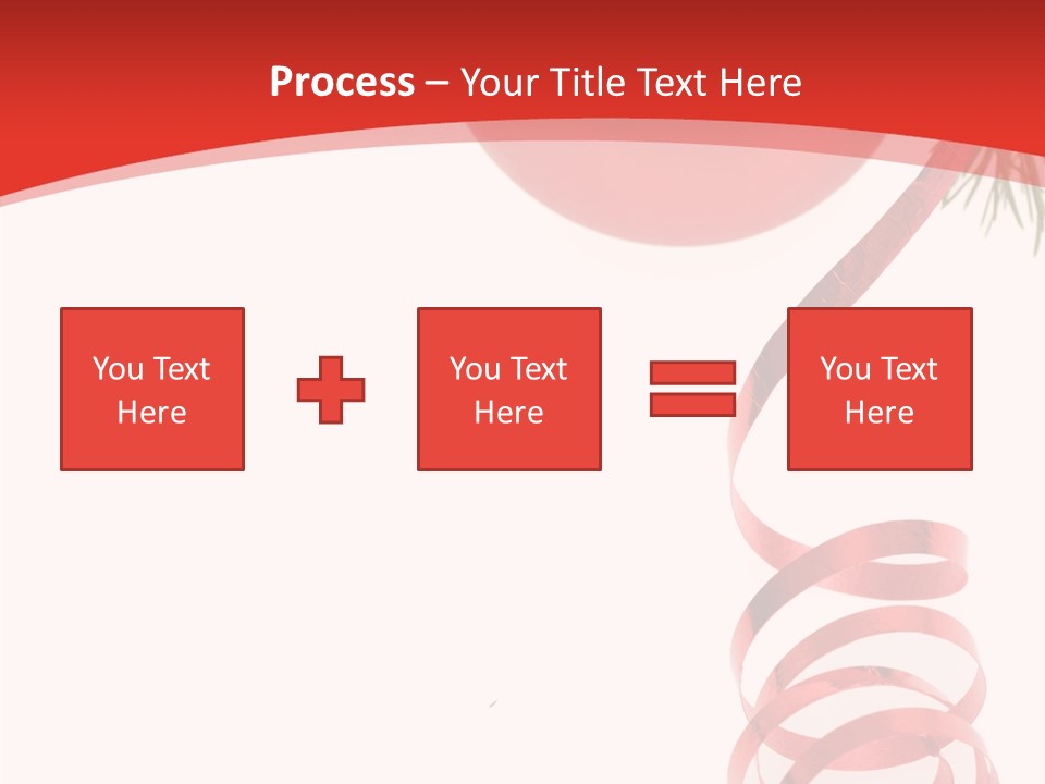 Ornament Beautiful Ball PowerPoint Template