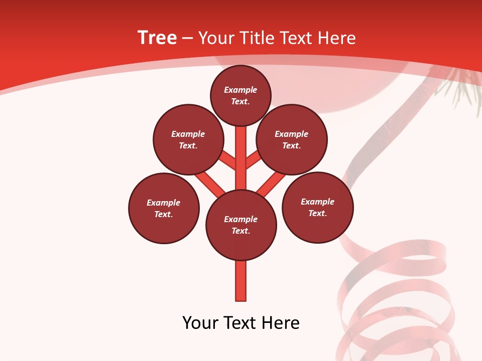 Ornament Beautiful Ball PowerPoint Template